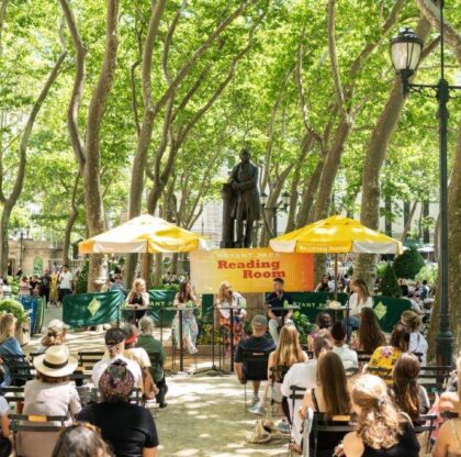 Reading Room at Bryant Park in NYC