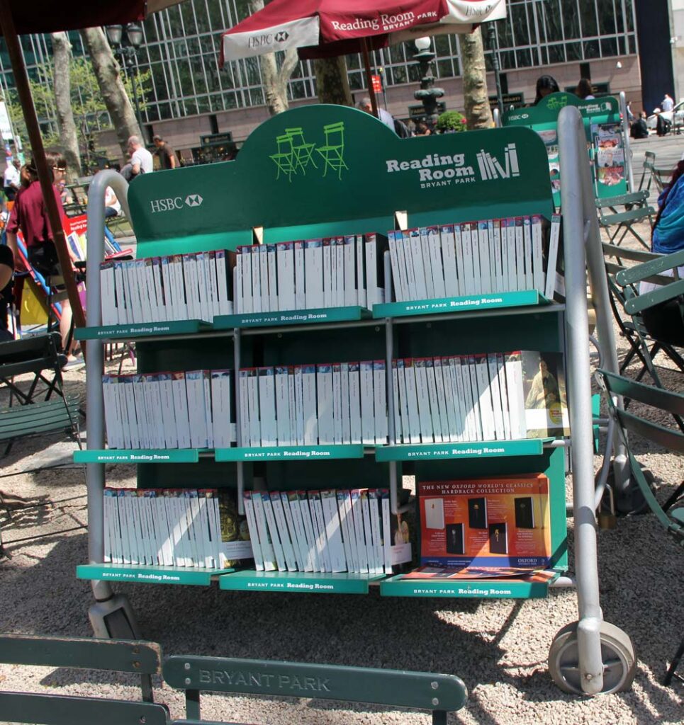 Reading Room at Bryant Park in NYC
