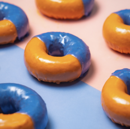 Knicks-themed donuts from Doughnut Plant