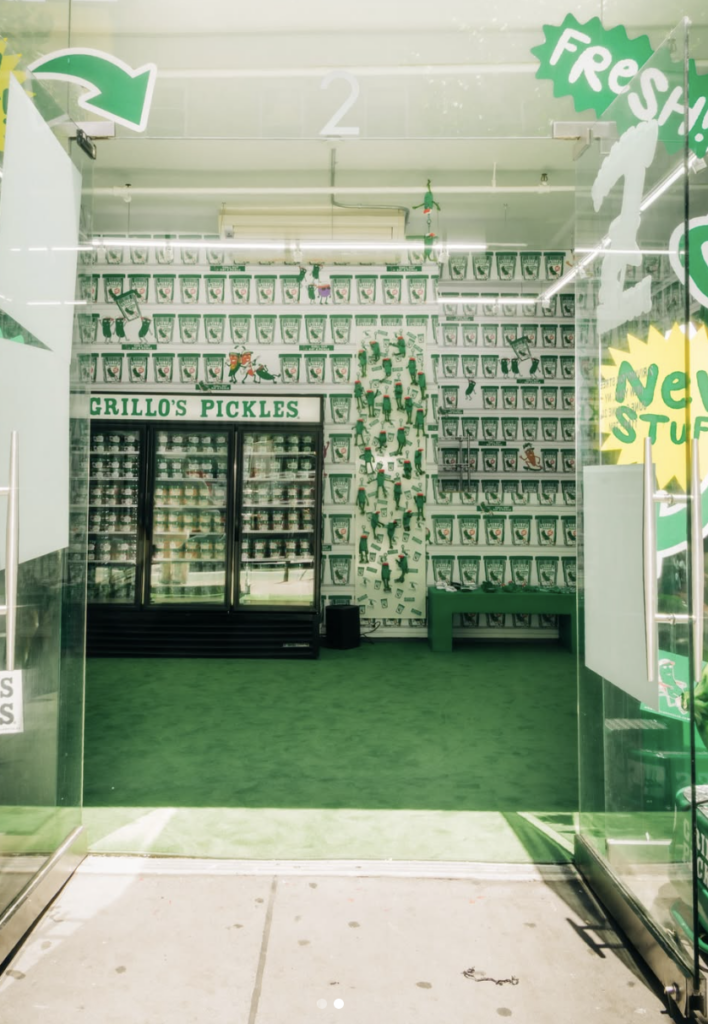 Grillo's Pickles bodega in NYC
