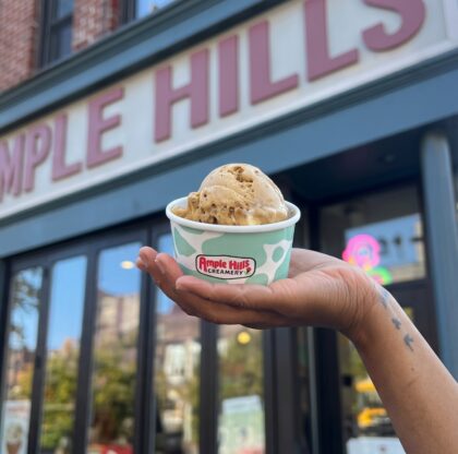Falling For Pumpkin ice cream at Ample Hills
