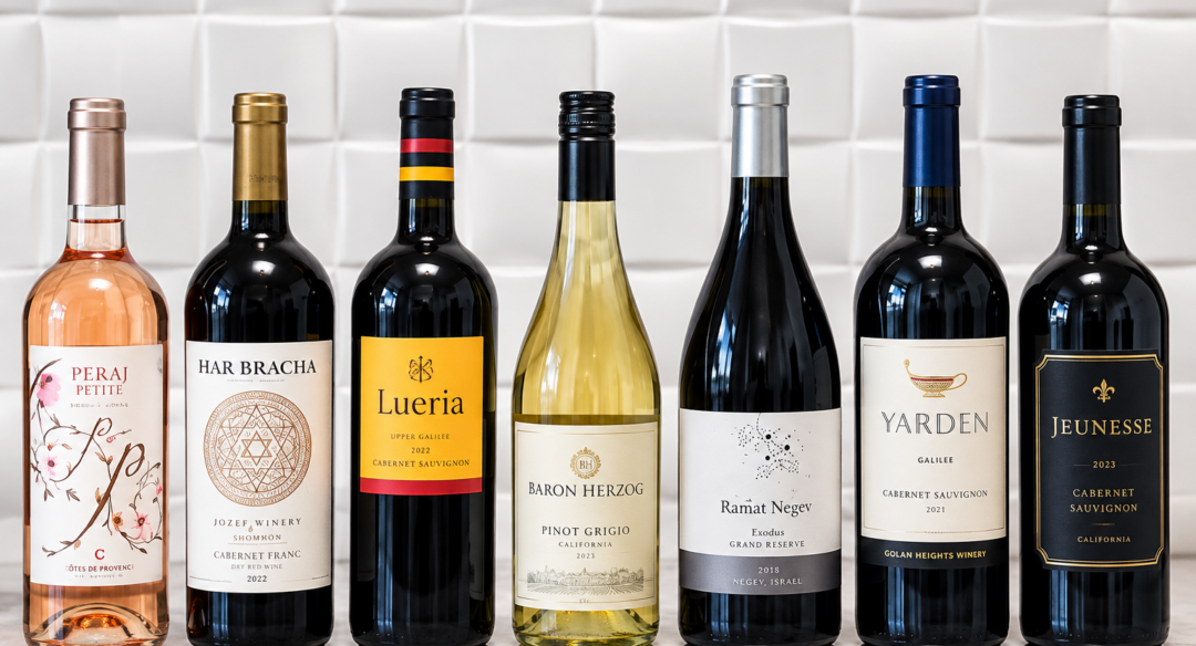 Kosher wine bottles